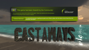 Castaways has been Greenlit by the Steam Greenlight community!
